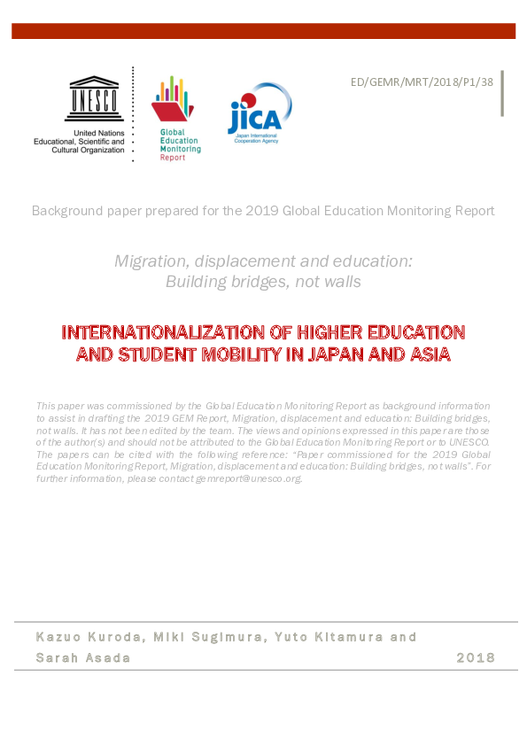 (PDF) INTERNATIONALIZATION OF HIGHER EDUCATION AND STUDENT MOBILITY IN ...