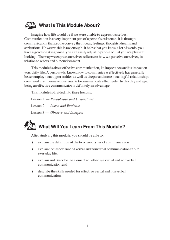(PDF) What Is This Module About