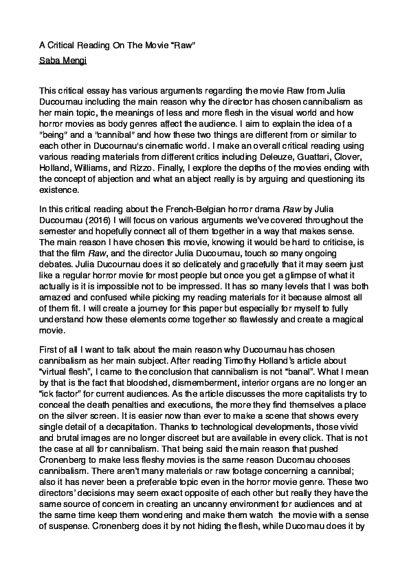 Critical essay cannibalism 07 picture