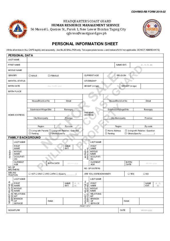 (PDF) HEADQUARTERS COAST GUARD HUMAN RESOURCE MANAGEMENT SERVICE 56