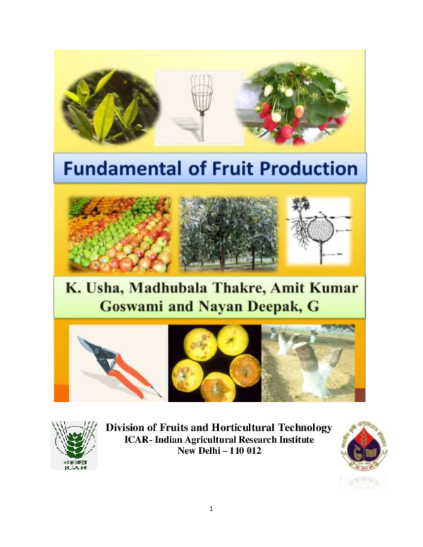 (PDF) Fundamental of Fruit production Christine Aninon Academia.edu