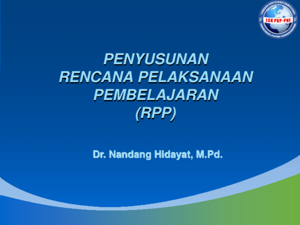 (PPT) Menyusun RPP