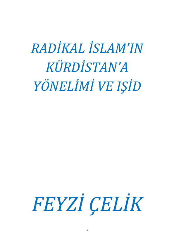 (PDF) RADİKAL İSLAM'IN KÜRDİSTAN'A YÖNELİM VE IŞİD (1)