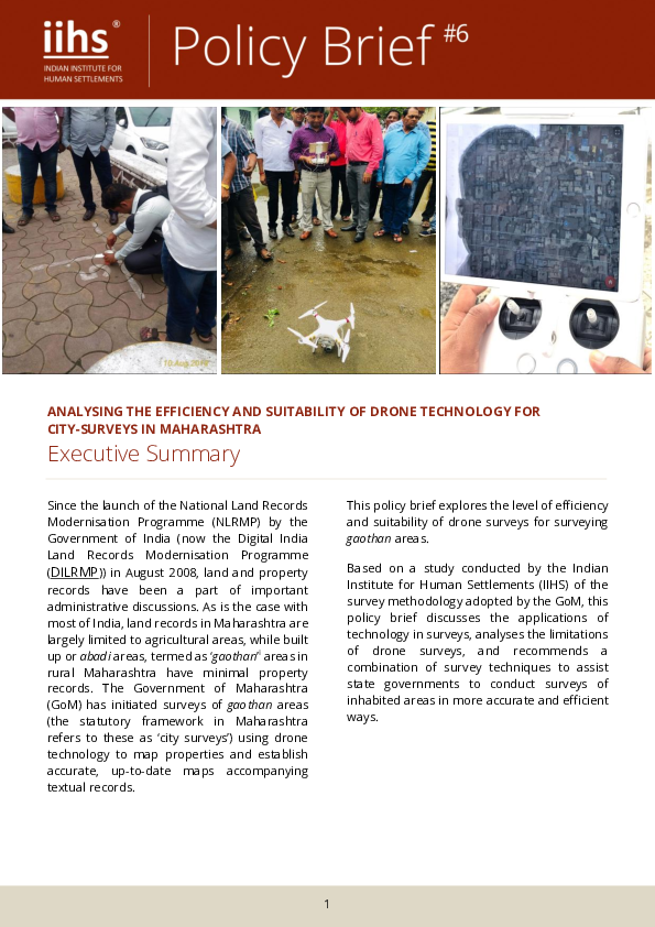 (PDF) ANALYSING THE EFFICIENCY AND SUITABILITY OF DRONE TECHNOLOGY FOR ...