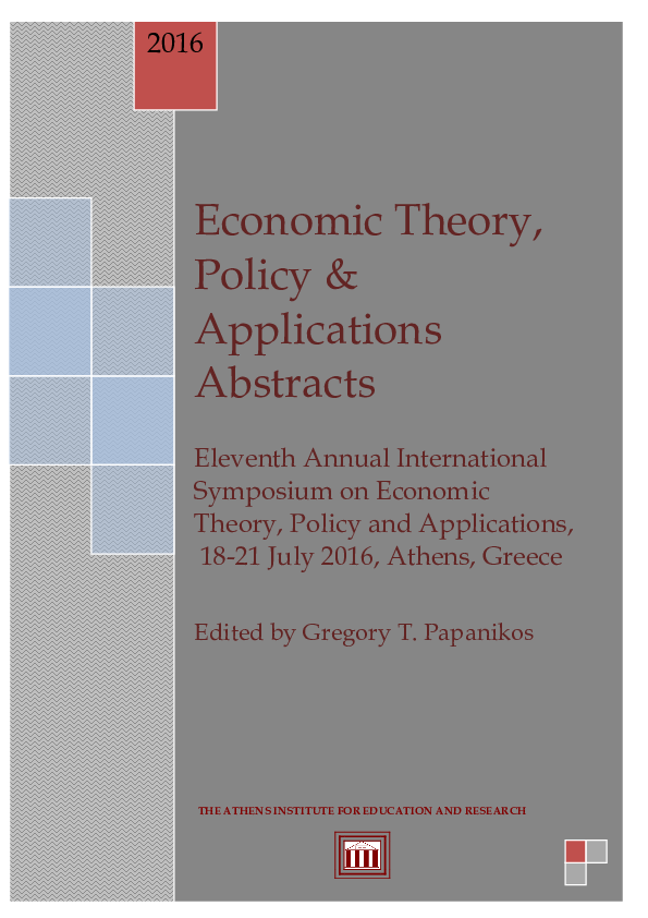 (PDF) Economic Theory, Policy and Applications Abstracts: 11th Annual ...
