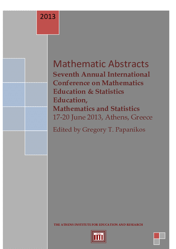 (PDF) Mathematics Education & Statistics Education, Mathematics and