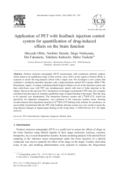 (PDF) Application of PET with feedback injection control system for ...