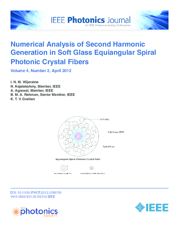 (PDF) Numerical analysis of second harmonic generation in soft glass ...