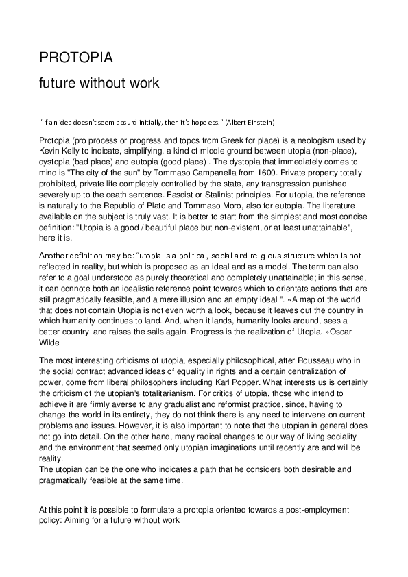 (DOC) PROTOPIA future without work