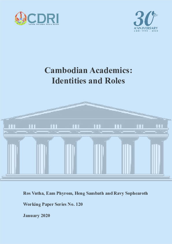 (PDF) Cambodian Academic: Roles and Identities