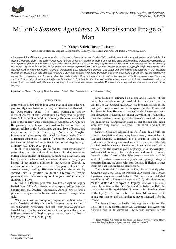 Samson agonistes essay 08 picture