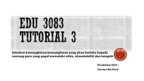 Akauntabiliti Dan Integriti Dalam Pengurusan Kewangan