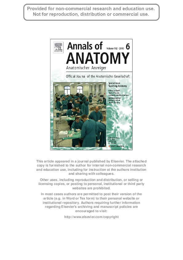 (PDF) Education Relevance of human anatomy in daily clinical practice