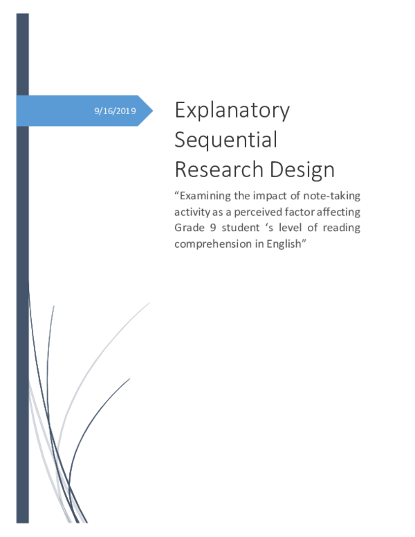 (DOC) Explanatory Sequential Research Design
