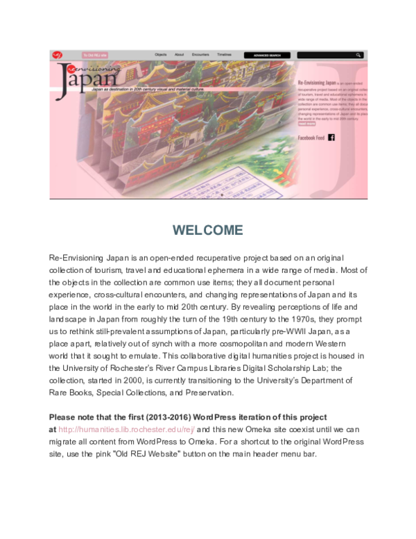 (PDF) Re-Envisioning Japan: Japan as Destination in 20th Century Visual ...
