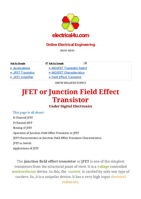 (PDF) JFET Flash 14 Academia.edu
