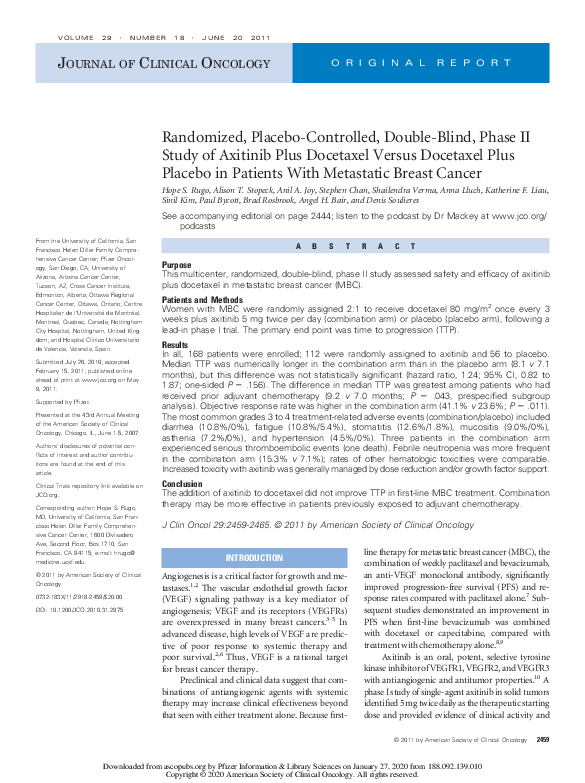 (PDF) Randomized, Placebo-Controlled, Double-Blind, Phase II Study of ...