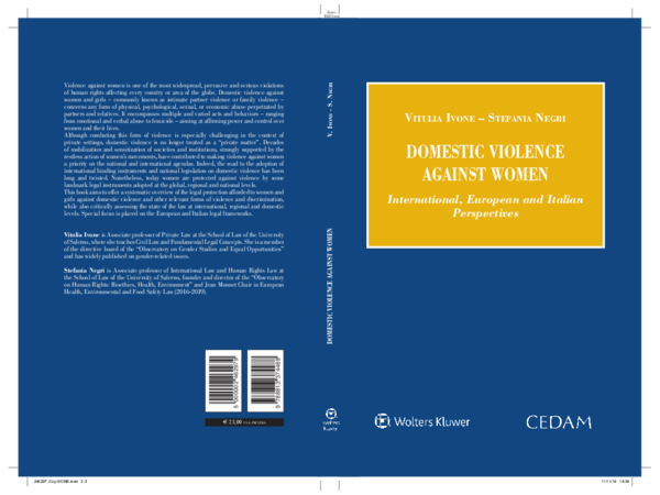 (PDF) DOMESTIC VIOLENCE AGAINST WOMEN International, European and ...