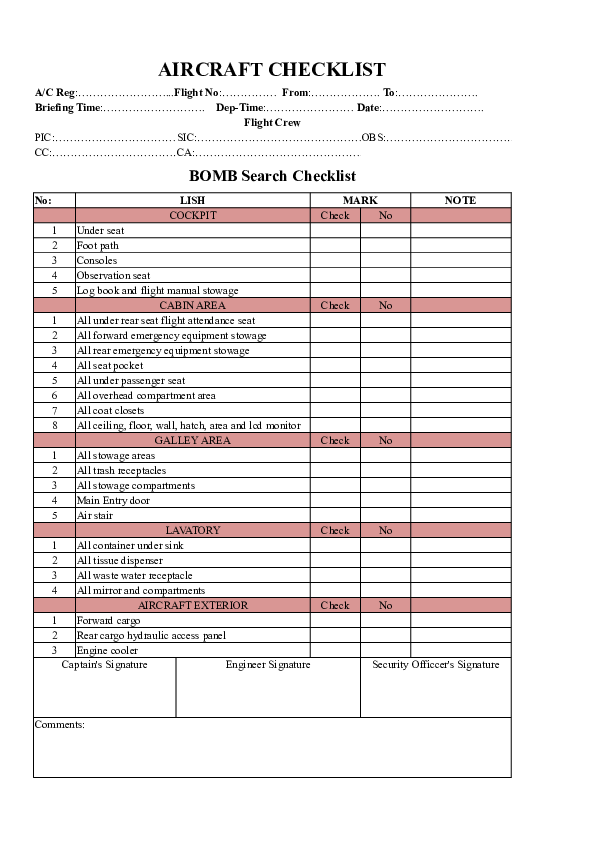 (XLS) Bomb Search checklist Toomtam Khonesavanh Academia.edu