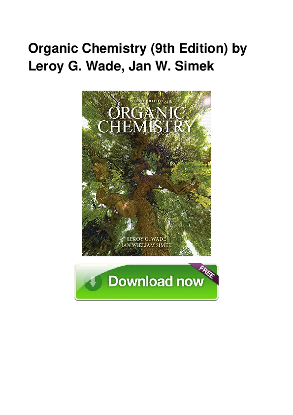 Pdf Organic Chemistry 9th Edition By Denise Dumas Academia Edu