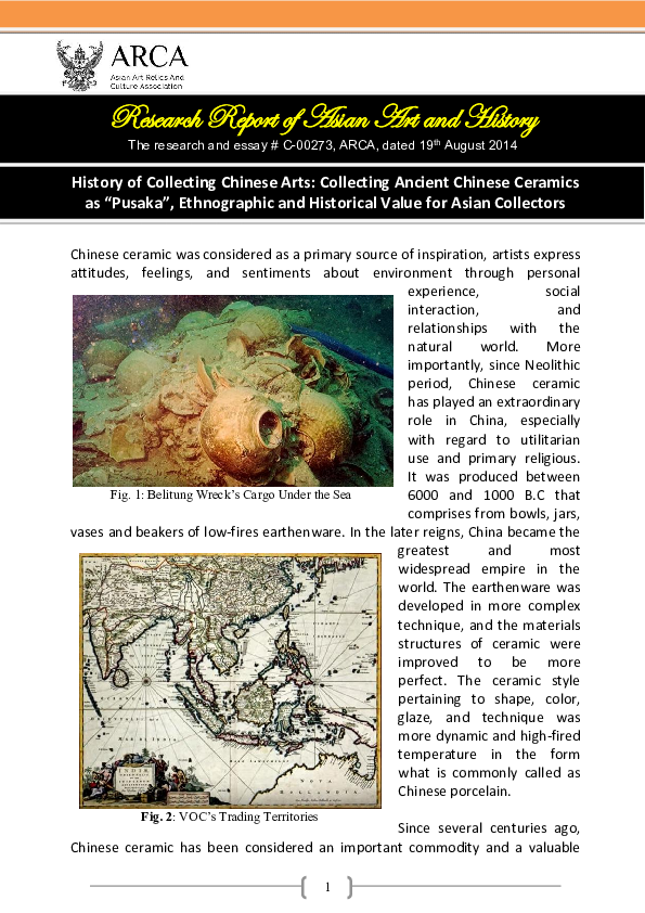 (PDF) History of Collecting Chinese Arts Collecting Ancient Chinese