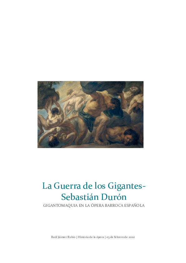 (PDF) La Guerra de los Gigantes