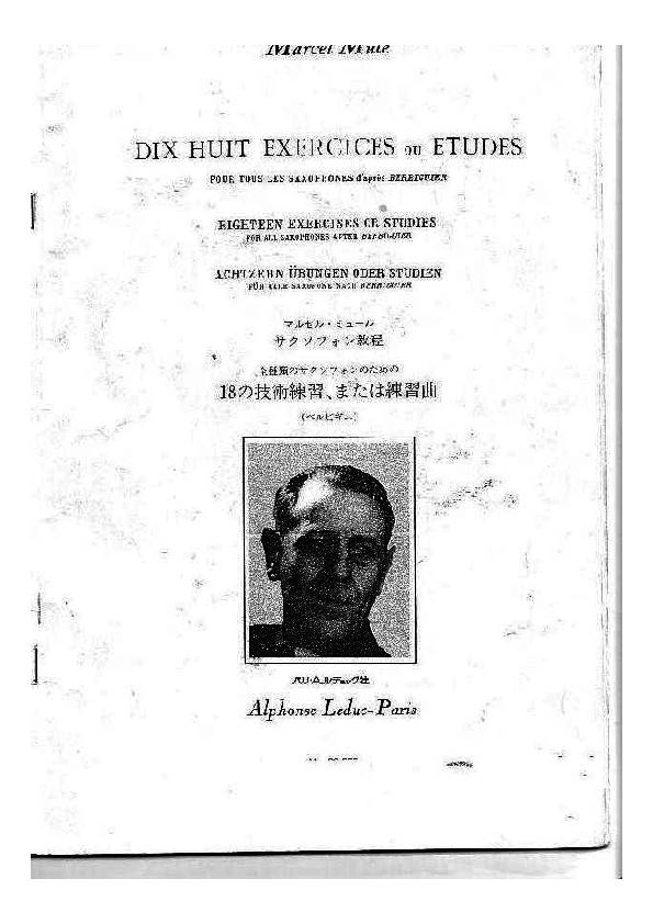 (PDF) Exercises for saxophone by marcel mule Antonio Innaro