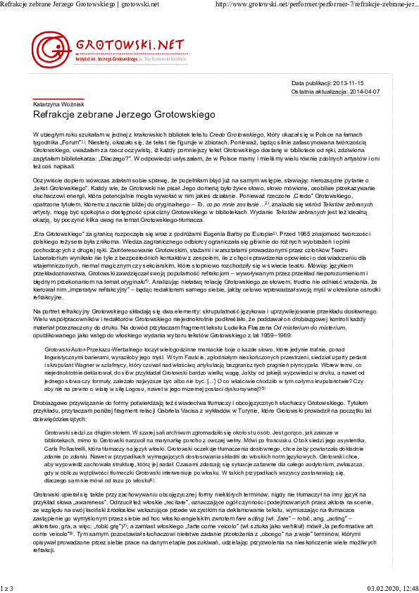 Jerzy grotowski theory image