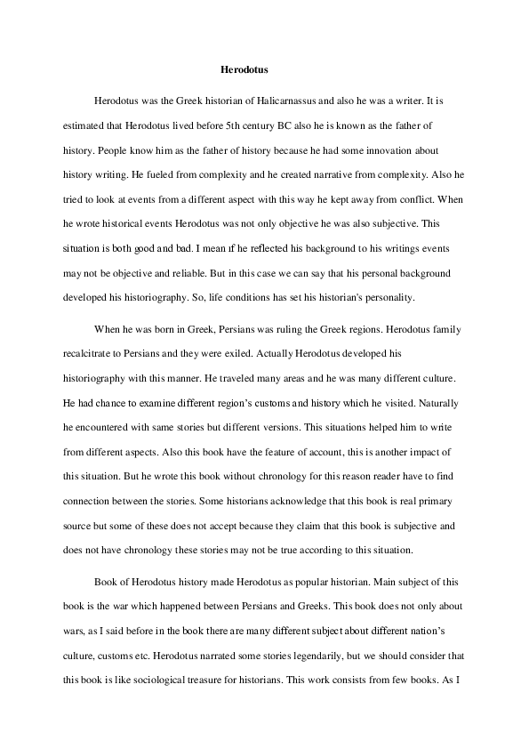 (DOC) Herodotus