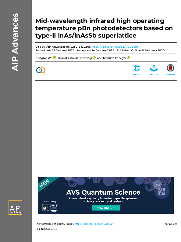 (PDF) Mid-wavelength infrared high operating temperature pBn ...