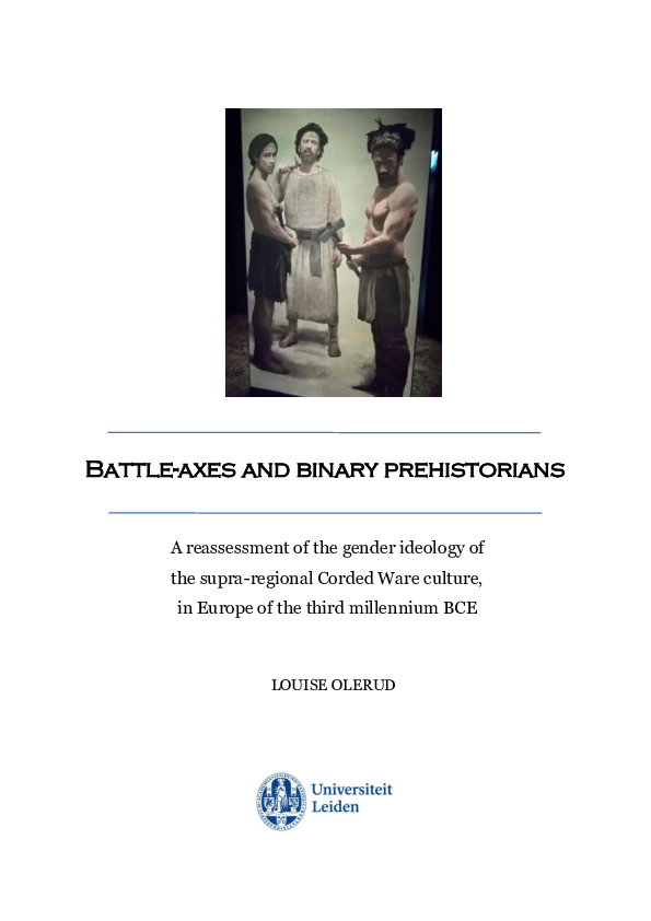 (PDF) Battle-axes and binary prehistorians: A reassessment of the ...