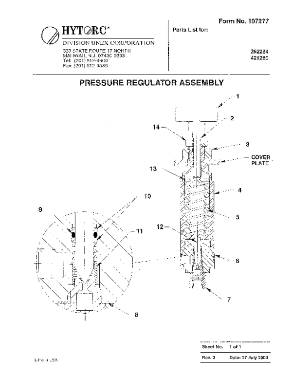 (PDF) Hytorc Pressure Regulator Assembly Form yassine benkaouha
