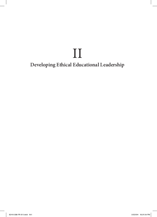 (PDF) Developing Ethical Educational Leadership