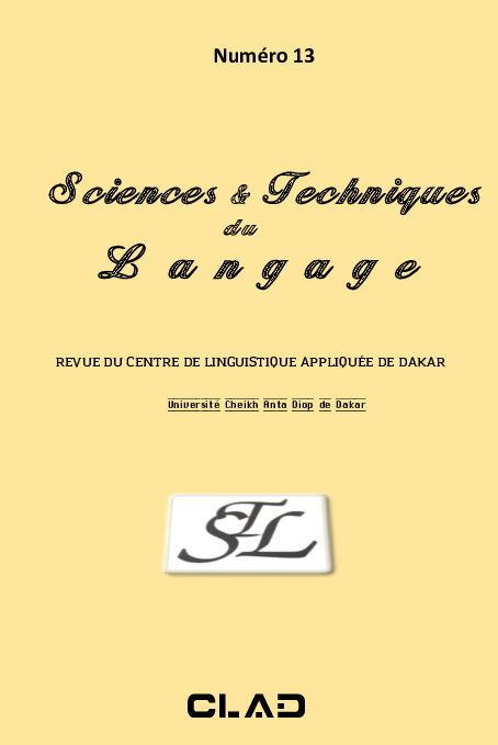 PDF) Langue et dénomination de la couleur : analyse croisée dans deux  langues du Sénégal, le bayot et le wolof. | Mbacké Diagne - Academia.edu