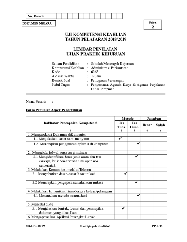 Doc P2 Ppsp Adm Perkantoran K Zaenal Abidin Academia Edu