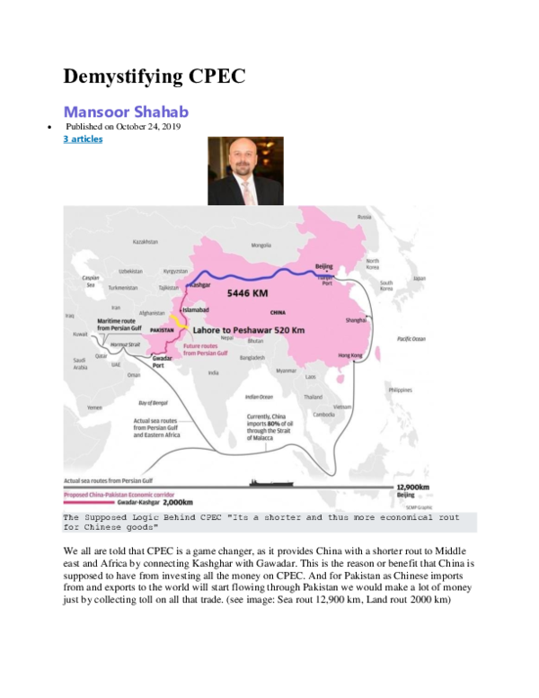 (DOC) Demystifying CPEC