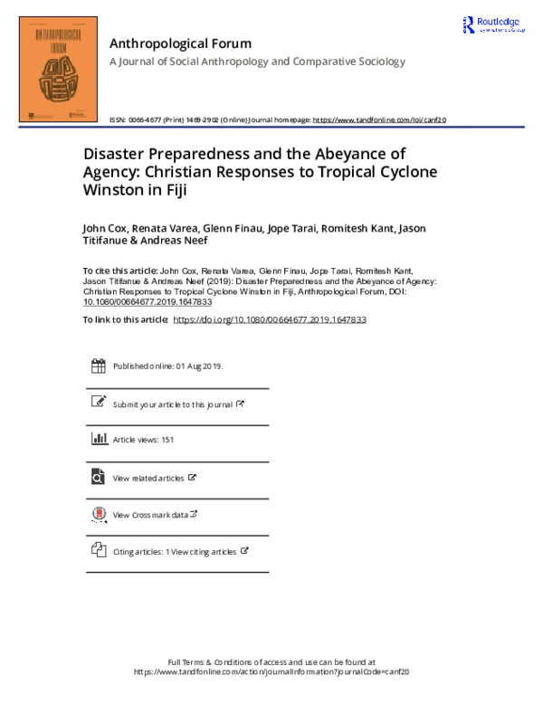 Cyclone winston damage in fiji image