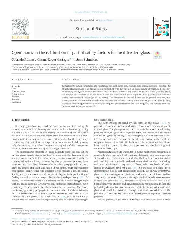 (PDF) Open issues in the calibration of partial safety factors for heat ...