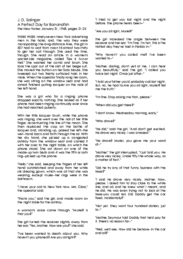 Bananafish essay 06 image