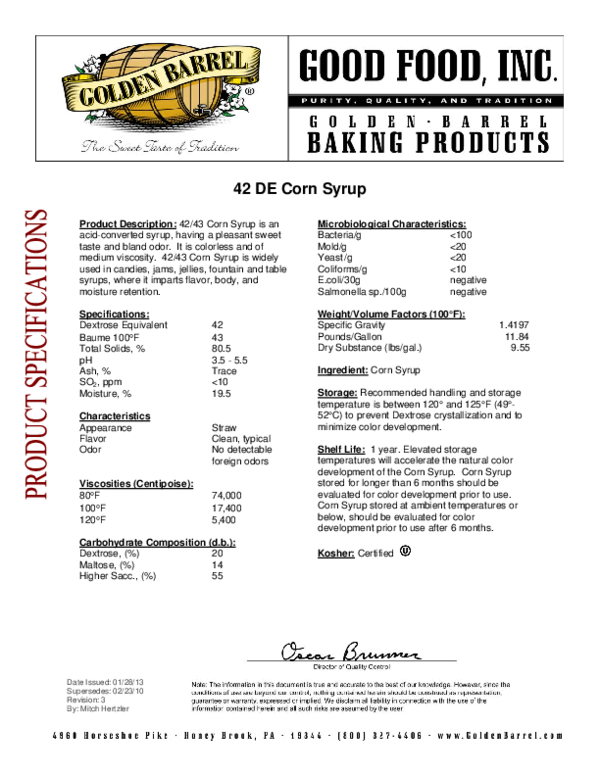 (PDF) Corn syrup Greg Charles Academia.edu