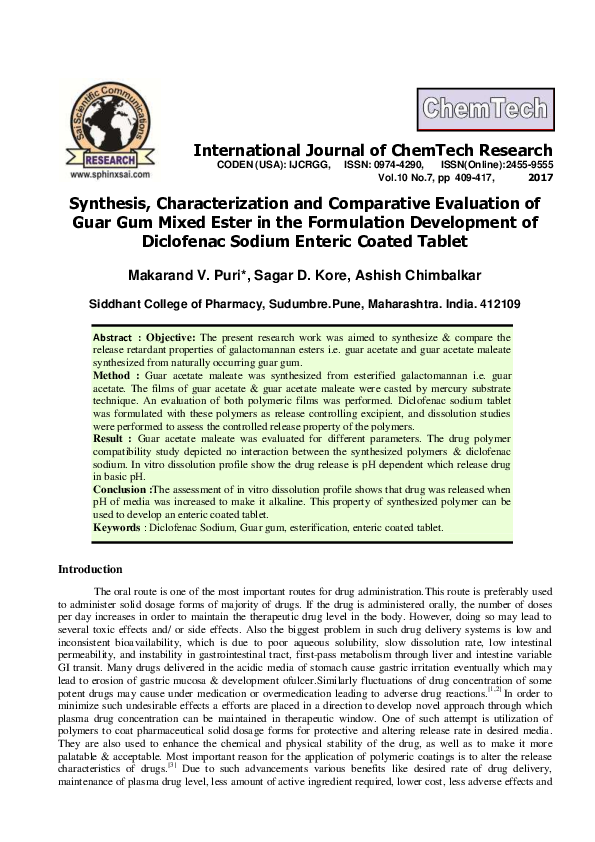 (PDF) Paper guar gum MAKARAND PURI Academia.edu