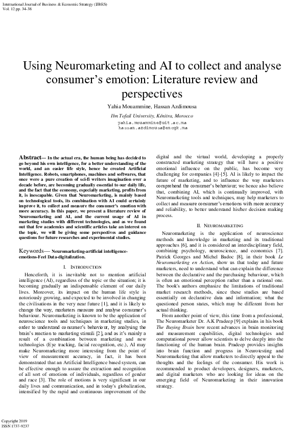 Literature review on artificial intelligence in business picture