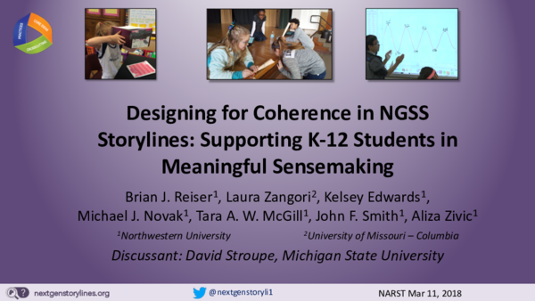 (PDF) Designing for Coherence in NGSS Storylines: Supporting K-12