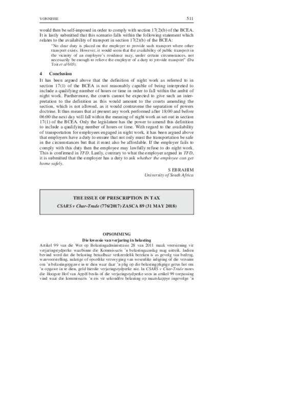 (PDF) Char-Trade v CSARS