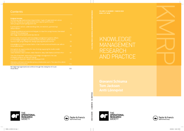 (PDF) Knowledge Management Research and Practice
