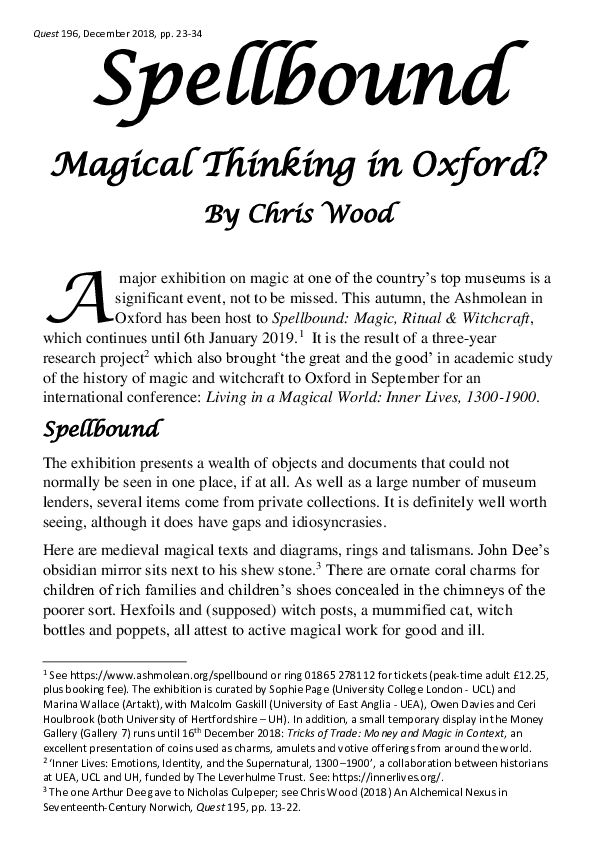 Spellbound shmoop picture