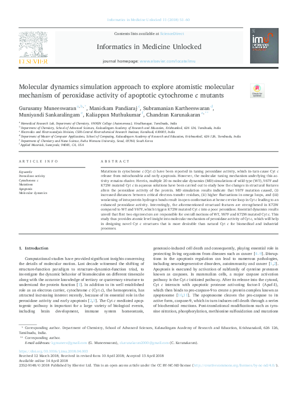 (PDF) Molecular dynamics simulation approach to explore atomistic ...