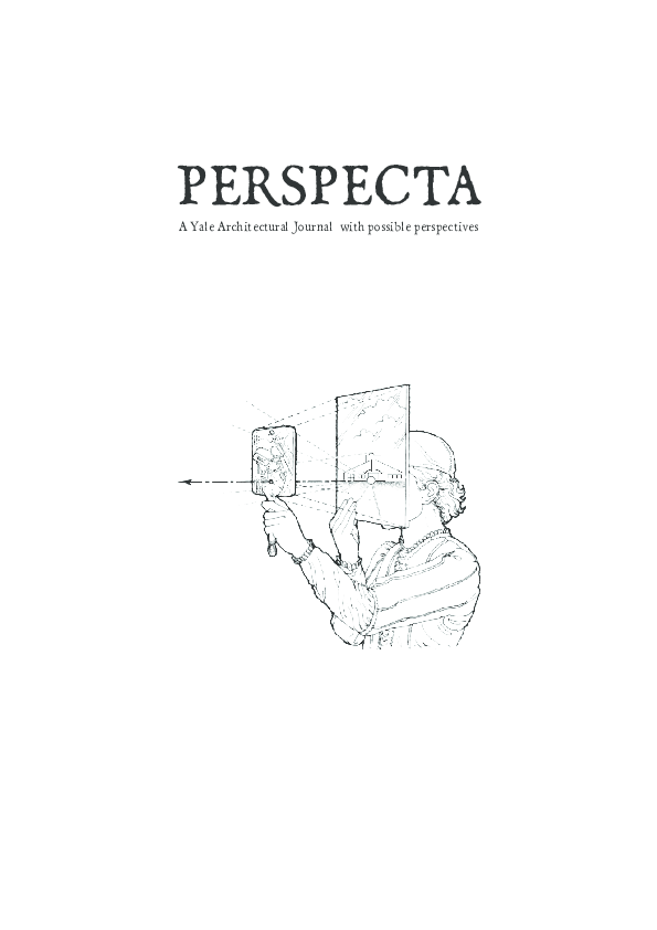 PDF) PERSPECTA A Yale Architectural Journal with possible