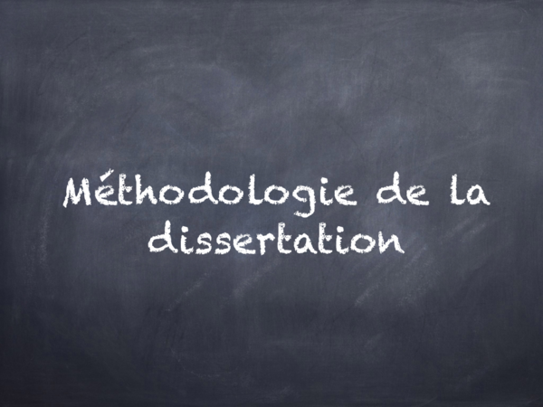 (PDF) Méthodologie de la dissertation