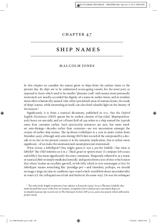 (PDF) “Ship Names”